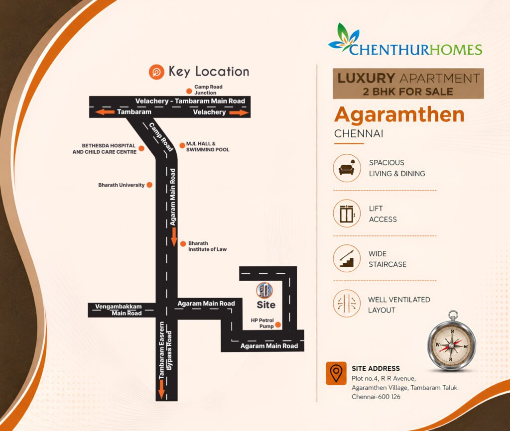Agaramthen — Key location plan