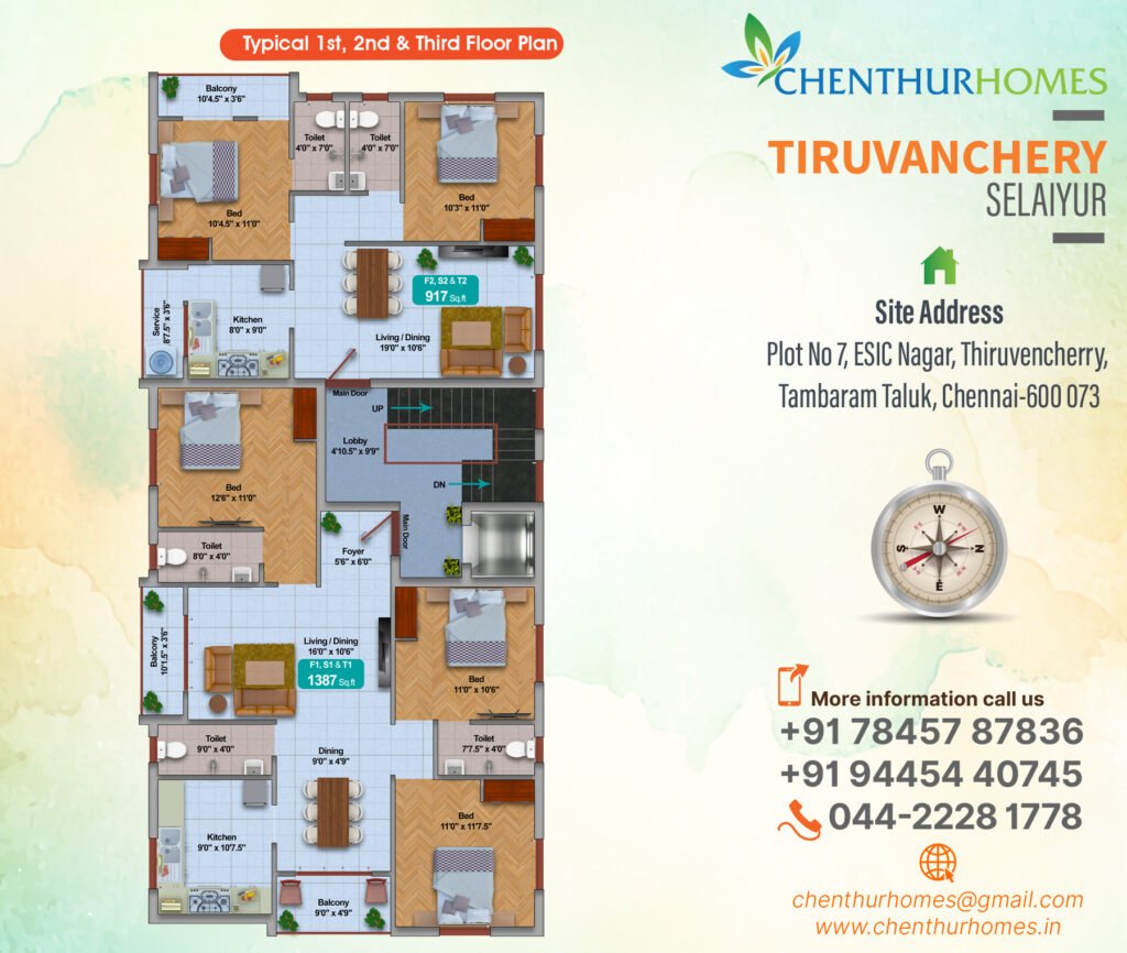 Tiruvanchery Selaiyur — Typical floor plan