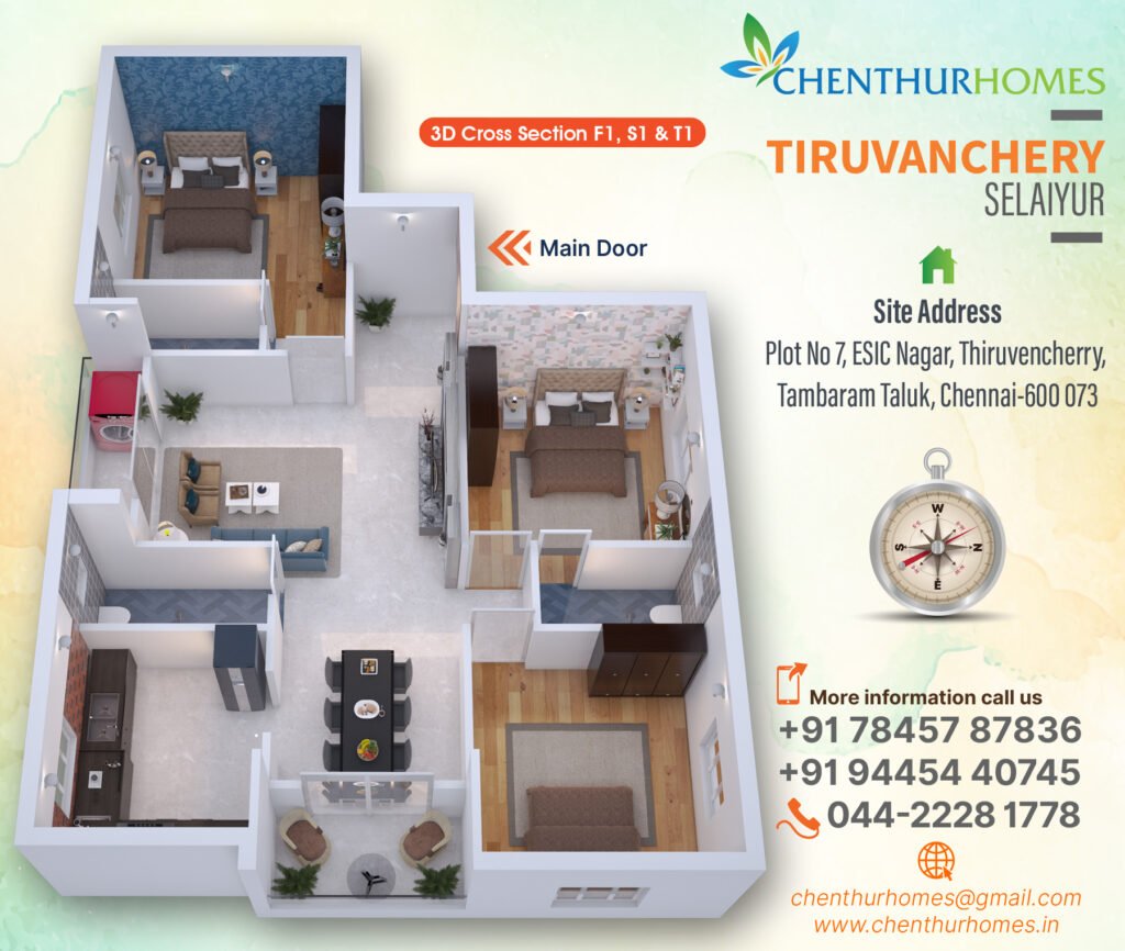 Tiruvanchery Selaiyur — 3D cross section F1