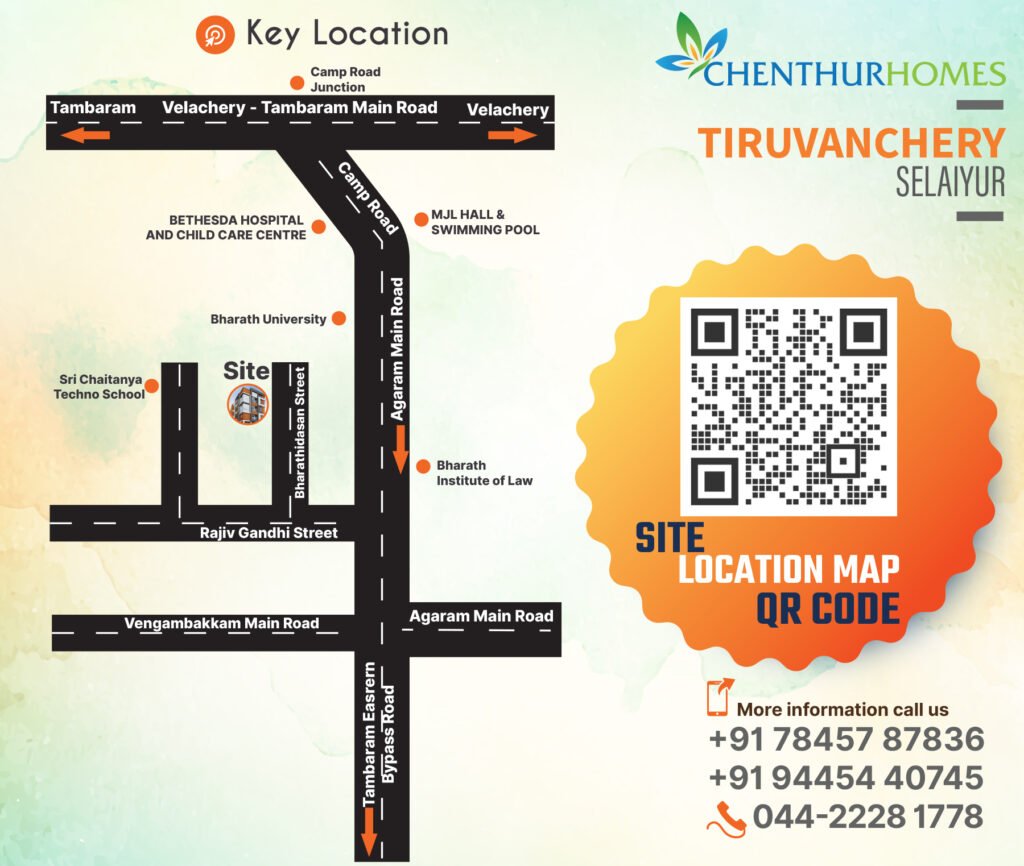 Tiruvanchery Selaiyur — Key location plan